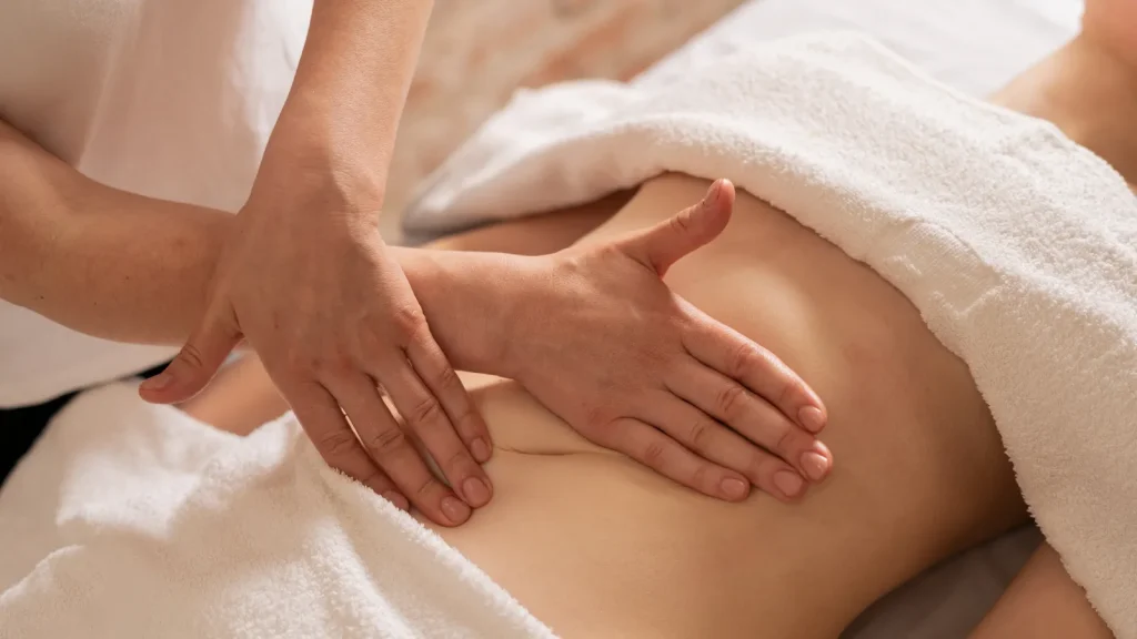 Sesión de drenaje linfático con método Renata França